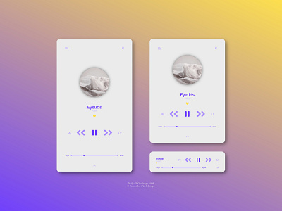 Daily UI #09 - Music Player