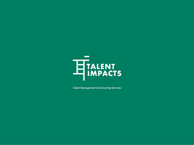 Talent Impacts | The UX Studio branding design logo minimal portfolio typography vector visual designer