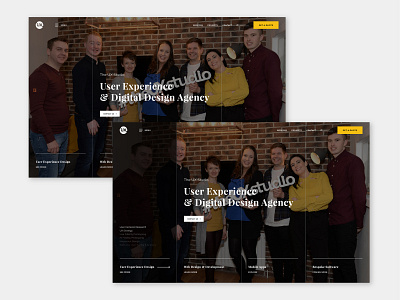The UX Studio Website - Landing Concept branding design digital design minimal portfolio ui visual designer web design website