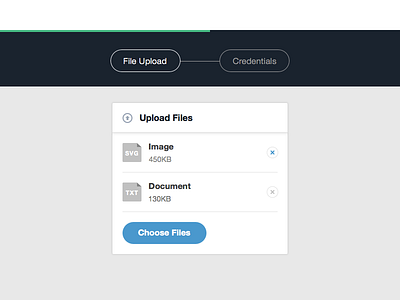 File Upload document files helvetica progress steps ui upload