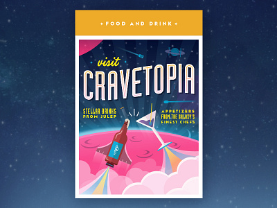 Visit Cravetopia - Travel Postcard