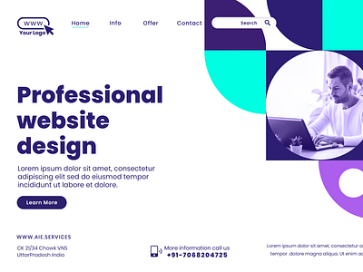 Landing Page design landing page ui ux website