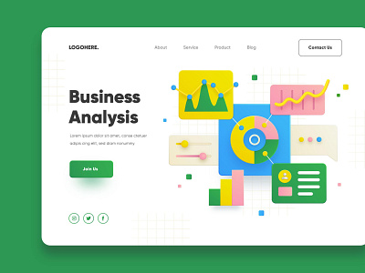 Landing Page branding illustration landing page ui website