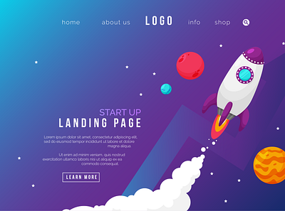 Landing Page branding design graphic design illustration landing page website
