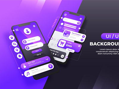 App Mockup app branding illustration landing page ui ux website