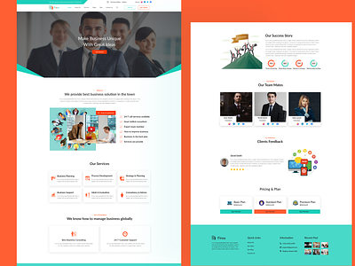 Business Consulting Company business business consulting business consulting company company landing page design consultance design landing page landing page design ui uiux ux web landing page