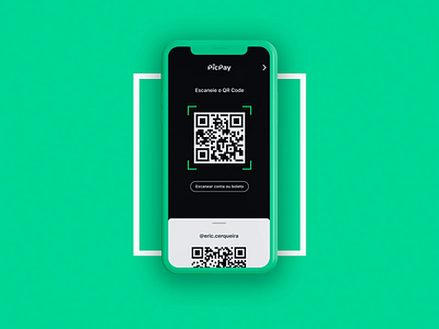 PicPay Frictionless Green animation design green interaction product design qrcode ux