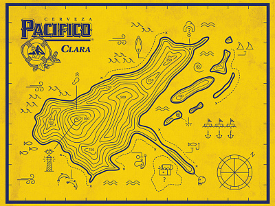 Pacifico Tin Tacker Concept beer icons island pacifico tacker