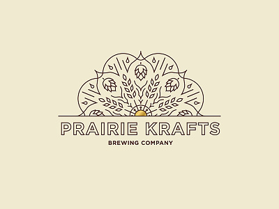 Prairie Krafts Brewing Company Logo Option 3