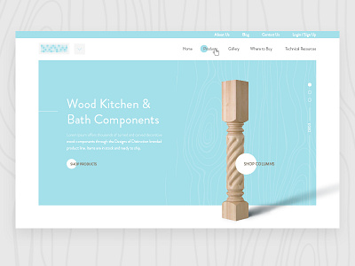 Custom Wood Components Homepage custom wood design e commerce homepage interior design wood woodworking
