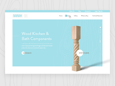 Custom Wood Components Homepage