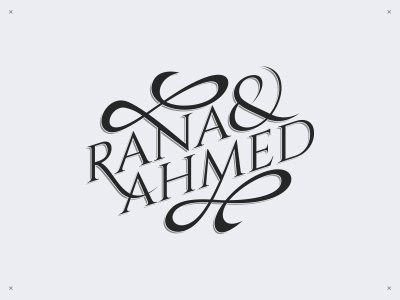 Rana & Ahmed Wedding logo