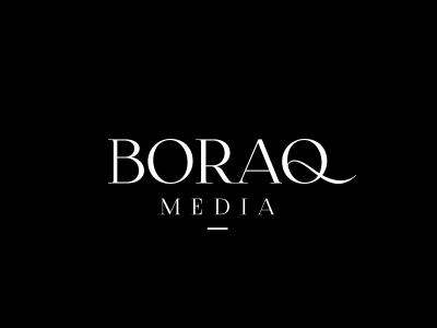 Boraq Media branding calligraphy cim digital identity logos media typography