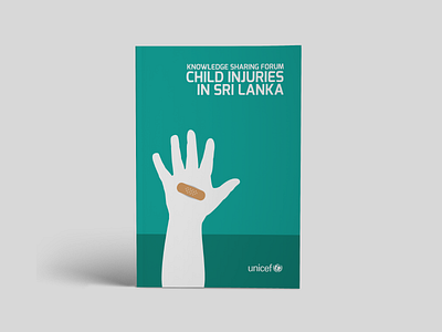 Unicef Project child cover design injuries simple sri lanka unicef vector