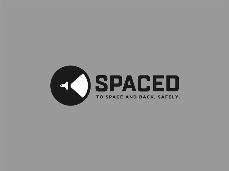 Spaced ! branding clean design logo perfect simple spaced vector