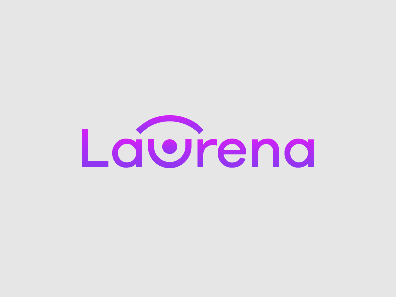 Laurena Branding branding clean design eye logo perfect simple vector win