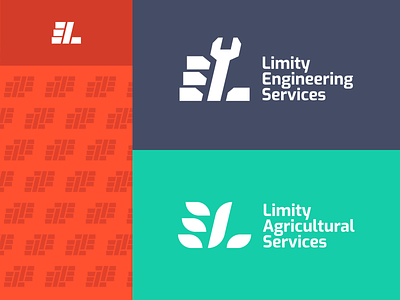 Limity Sub-branding agriculture branding design engineering flat logo logogram minimalistic multichannel perfect simple