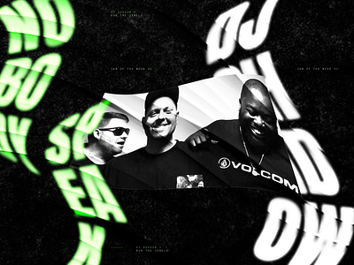 Jam Of The Week | 80 album art album cover album cover art collaboration design dj shadow ghost graphic design hip hop illustration jam of the week music music and design musician passion project rogue studio run the jewels typography warped type weird type