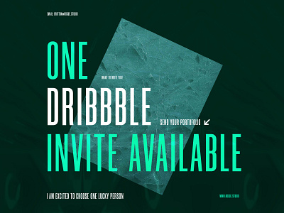 Dribbble Invite branding design dribbble invitation dribbble invite dribbble invites graphic design illustration invitation product design typography ui ux website