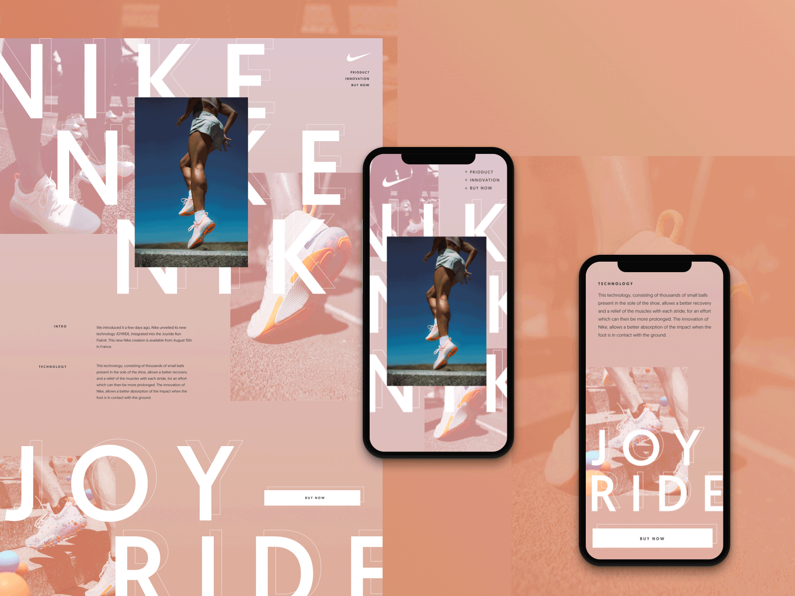 Nike Joyride Mobile Concept by Britton Stipetic for Rogue Studio on Dribbble