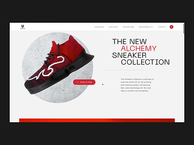Unis Footwear: Homepage animation branding design ecommerce ecommerce design graphic design product design productdesign retail shoes sneakers streetwear typography ui ui design unis footwear ux web webdesign website