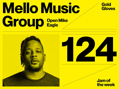 Jam of the Week | 124 album art branding cover art design graphic design illustration jam jam of the week mello music group music open mike eagle passion project product design rogue studio typography web design