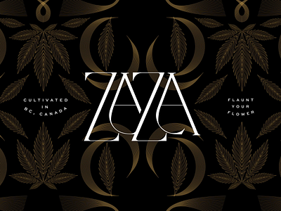 ZaZa Luxury Direction brand identity design brand strategy branding cannabis cannabis branding cannabis culture design graphic design illustration packaging design typography zaza
