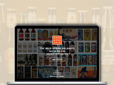 Beer Advocate Re-Design: Beer Grid beer beer advocate brewing cool design seasonal web design