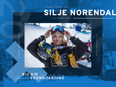 Winter X Games | Silje (Concept) design girl power silje norendal snowboarding sports winter x games