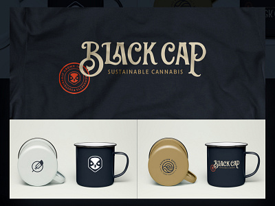 Goodies | Black Cap black cap branding assets goodies identity mug systems t shirt