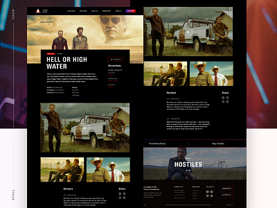 Film Details Page 03 cinema cool entertainment film movie site movies movietheater site television ui user interface ux