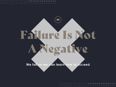 04 - Failure Is Not A Negative cool cover image design inspiration medium article quote stuff