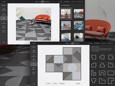 Room Scape | Digital Tool design digital tool marketing microsite process products products page shapes ui ux wip