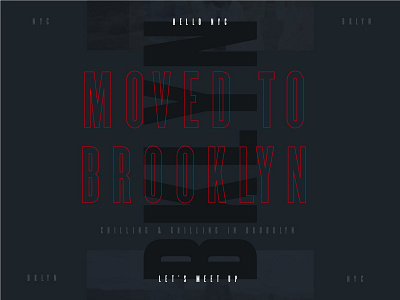 All Moved In britton stipetic brooklyn design nyc typography