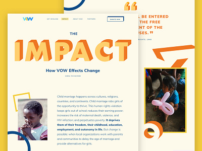 Dead Direction VOW design graphic design non profit typography ui ux website