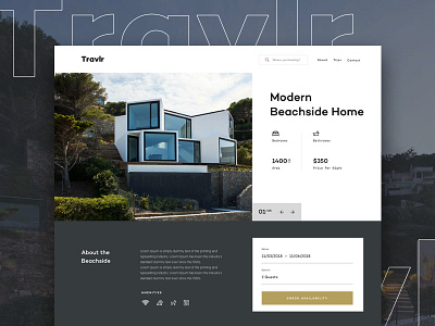 Travlr Site adventure design hospitality hotels outdoors startup travel ui ux web website