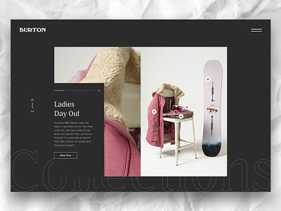 Ladies Day Out - On The Slopes cool design fashion snowboarding ui ux web website