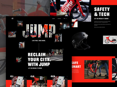 Jump E - Bikes design e bikes start up tech ui ux web website