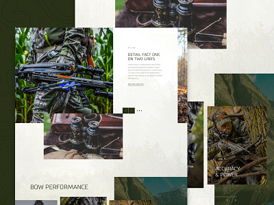 Hunting Site Snippit design graphic design hunting lifestyle brand outdoors ui ux web website