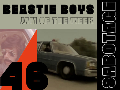 Jam of the Week | 46 beastie boys design graphic design jam of the week music music player musician