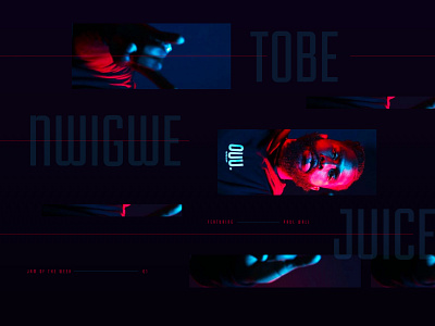 Jam Of The Week | 61 art direction branding cool design graphic design jam of the week music music art music player musician passion project tobe nwigwe typography vector