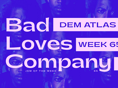Jam of The Week | 65 album art design graphic design hiphop jam of the week music music art typography vector