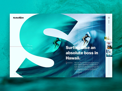 Surfing design graphic design monster children product design surfing typography ui ux web web design website