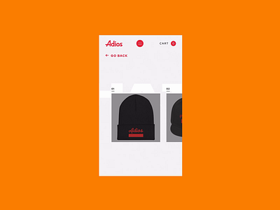 Adios Product Category animaition branding design e commerce graphic design interactive design mobile motion design responsive design shopify streetwear typography ui ui animation ux web web animation website