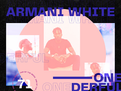 Jam Of The Week | 71 album album art armani armani white art direction artwork cool design graphic design hip hop illustration jam of the week music typography