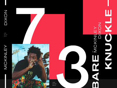 Jam of The Week | 73 album art bare knuckle branding cover art design graphic design hiphop illustration jam of the week jazz mckinley dixon music music app music art musician passion project side project typography