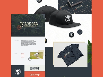 Black Cap Cannabis: Branding System adventure branding branding system cannabis cannabis branding cannabis logo design graphic design illustration lifestyle brand logodesign logotype outdoors product design product designs typography ui ux web website