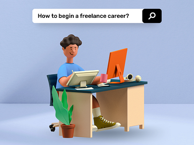 Freelancer Career Guide Design