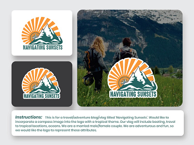 Travel Adventure Tshirt logo design