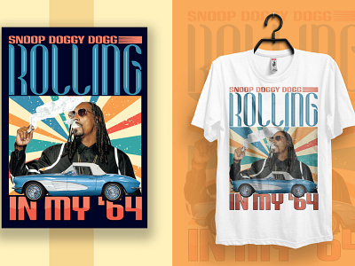 Custom Tshirt design for print on demand  Snoop Doggy Dogg